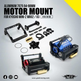 YR Aluminum 7075 94-98mm Motor Mount For Kyosho Mini-Z MR02 MR03 MR04