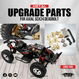 Metal Upgrade Parts Set For Axial SCX24 Deadbolt