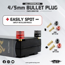 Yeah Racing 4mm 5mm Bullet Plug for Lipo Batteries