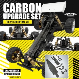 YR Carbon Upgrade Set For Kyosho Optima Mid